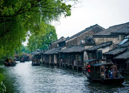 【江南观潮】华五+灵山大佛+钱塘江观潮+双水乡周庄&乌镇高铁纯玩五日游